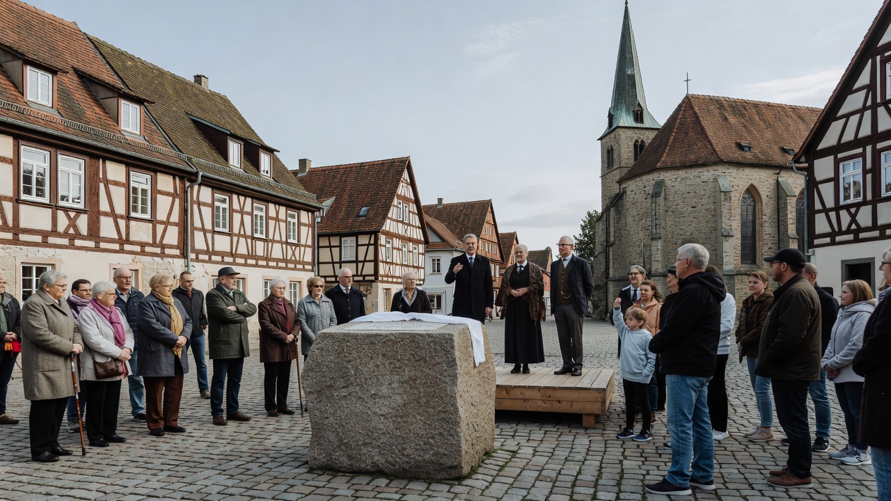 Steinhain Unveils New Monument Honoring Founders